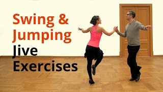 Basic Jive Exercises  Swing and Jumping Style [upl. by Teri]