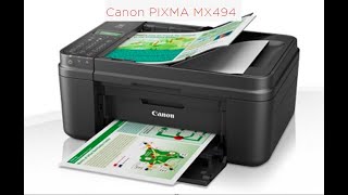 Canon PIXMA MX494 [upl. by Kcinom]