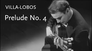 Prelude No 4 • VillaLobos • Julian Bream [upl. by Anon]