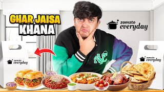 Trying Zomato Everyday Service  Home Cooked Meals [upl. by Elita]