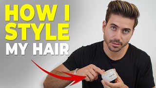 HOW I STYLE MY HAIR daily routine Alex Costa Hairstyle [upl. by Ysteb]