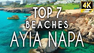 TOP 7 Ayia Napa Beaches 4К  Cyprus [upl. by Allen381]