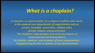 Chaplain Major General Paul Hurley  4 Chaplains [upl. by German549]