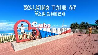 Walking Around Varadero Town Cuba [upl. by Akinahs]