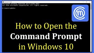 How to Open CMD Command Prompt in Windows 10 [upl. by Acenes]