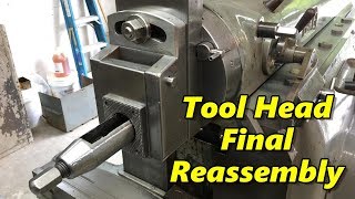 SNS 213 Shaper Tool Head Final Reassembly Machine Tool Books [upl. by Vaas]