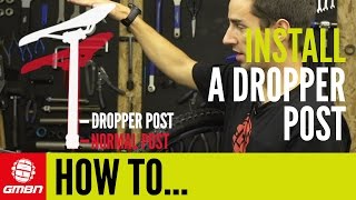 How To Install A Hydraulic Dropper Seatpost  MTB Maintenance [upl. by Rea]