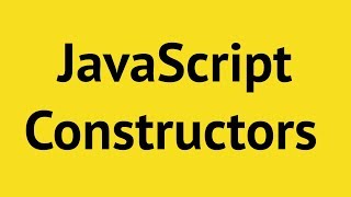 JavaScript Constructor Functions [upl. by Naujek]