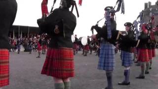 Edinburgh 2013 Cadet Tattoo Pipes amp Drums  Beating of Retreat [upl. by Iolanthe]