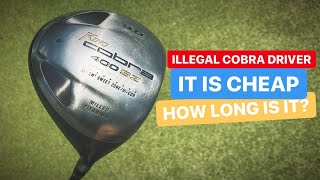 TESTING THE CHEAPEST GOLF DRIVERS ILLEGAL COBRA SZ400 UNLIMITED [upl. by Schrick]