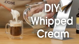 DIY whipped cream in 60 seconds [upl. by Sussi]