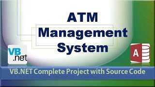 VBNET  ATM System Project with MS Access Database [upl. by Freeborn]