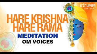 Hare Krishna Hare Rama Meditation  Om Voices  Peaceful Krishna Dhun  Krishna Mahamantra [upl. by Halima975]