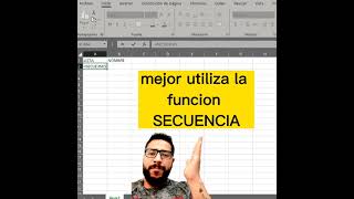 Como usar la Función SECUENCIA en Excel 2025 [upl. by Giefer]