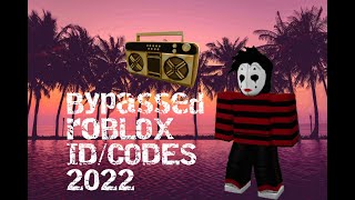 Roblox IDSONG CODES BYPASSED ✅WORKING 2022 [upl. by Sollie]