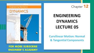 Lecture 5  Curvilinear Motion Normal and Tangential Components  Dynamics  Engineers Academy [upl. by Varian778]