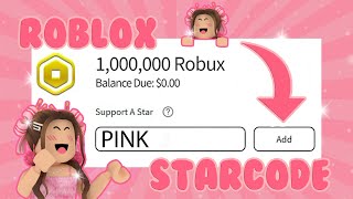 how to get a ROBLOX STARCODE  mxddsie ♡ [upl. by Acirema]