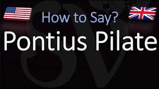 How to pronounce Pontius Pilate CORRECTLY What does Pontius Pilate mean [upl. by Miah]