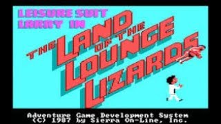 Leisure Suit Larry 1 The Land of the Lounge Lizards Walkthrough [upl. by Bastien980]