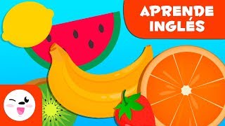 LA FRUTA EN INGLÉS  Vocabulario para niños [upl. by Ecniuq]