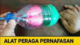 CARA MEMBUAT ALAT PERAGA PERNAFASAN MANUSIA [upl. by Scrivens769]