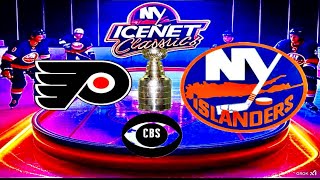 1980 Stanley Cup Final Game 6 Flyers at Islanders CBS feed [upl. by Ayokahs]