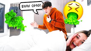 FARTING IN MY SLEEP PRANK ON HUSBAND [upl. by Evetta]