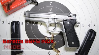 Beretta 98FS Inox 9x21mm ITA [upl. by Eirbua296]