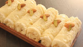 Malai Rolls  10 minute Dessert Recipe  Quick amp Easy Bread Malai Rolls [upl. by Alarice]