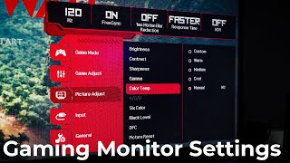 Gaming Monitor Settings [upl. by Thorman]