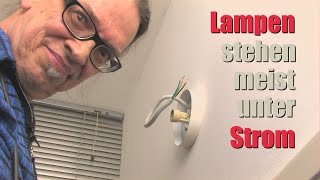 Lampe anschließen  Einfache Anleitung  DIY [upl. by Spencer]