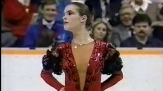 Katarina Witt GDR  1988 Calgary Figure Skating Ladies Long Program US ABC [upl. by Adnilav106]