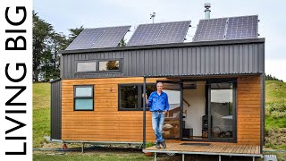 Tiny House W Downstairs Bedroom  The Perfect Home To Retire To [upl. by Arlon]