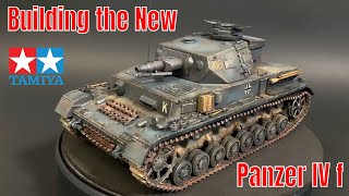 Building the New Tamiya 135  Panzer IV ausf F New release plastic model kit [upl. by Aciras]