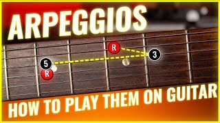 Lead Guitar Arpeggios Explained For Beginners [upl. by Haral]