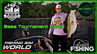 Lake Guntersville  Bass Tournament Spots  Fishing Sim World 🎣 [upl. by Izmar]