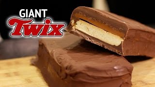 DIY GIANT TWIX  4 POUNDS EACH [upl. by Juanne179]