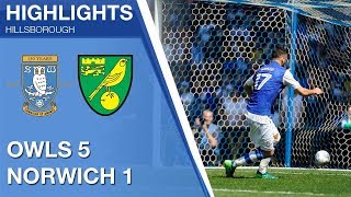 Sheffield Wednesday 5 Norwich City 1  Extended highlights  201718 [upl. by Dniren132]