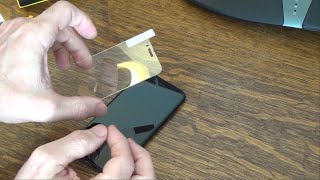 How to Install a Tempered Glass Screen Protector on your Phone [upl. by Onitsuj]