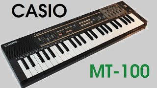 TOY 11 CASIO MT100 Keyboard 1983  HD DEMO [upl. by Anitsirt549]