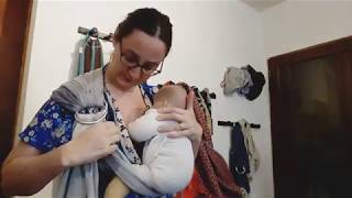 Les astuces du portage  comment bien positionner le sling sur le dos de bébé [upl. by Lillian]