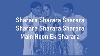 Sharara Mere Yaar Ki Shaadi Hai Sonu Nigam amp Asha Bhosle Lyrics [upl. by Westhead]