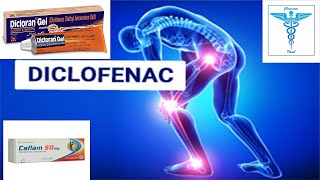 Diclofenac  VoltarenCataflam  Mechanism of Action Dosage Indications  Adverse Effect English [upl. by Attenod262]