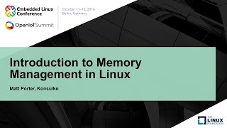 Introduction to Memory Management in Linux [upl. by Birkett739]