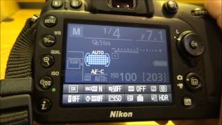 Nikon D7100 Autofocus Quick Tip [upl. by Adnilemre]