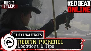 Redfin Pickerel Locations REd Dead Online RDR2 [upl. by Norvil]