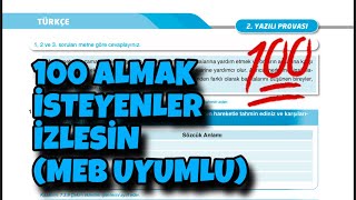 7Sınıf Türkçe 1Dönem 2Yazılı [upl. by Perkin695]