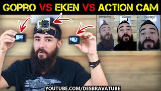 Eken H9R vs Gopro vs Action Cam R 25000 vs R 200000 veja o comparativo [upl. by Norak]