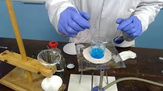 Preparation of Copper Sulfate Crystals [upl. by Venus339]