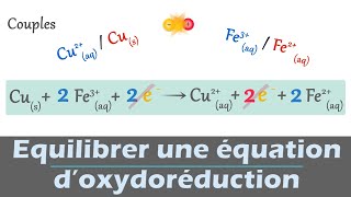 Oxydoréduction  🧪 Équilibrer une équation doxydoréduction quotsimplequot  Chimie  1ère spécialité [upl. by Curren]